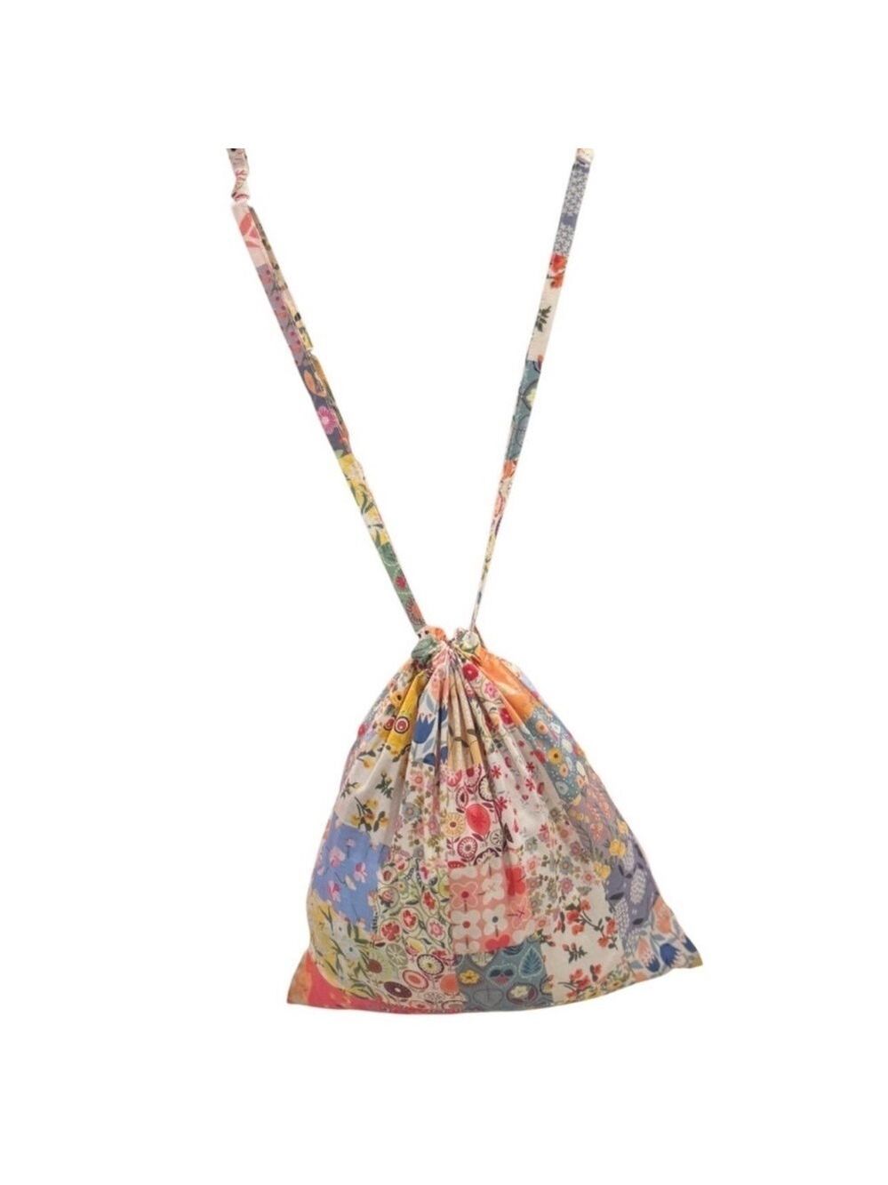 Drawstring Backpack Retro Print